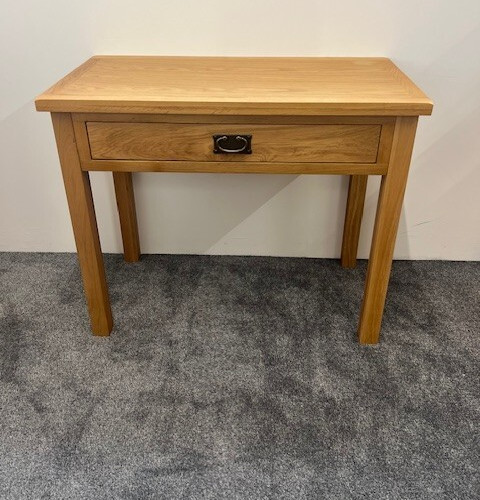 Oak small laptop desk - small, –