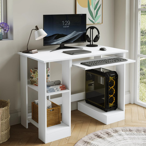 Small computer desk with - desk,